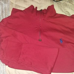 Polo zip pullover